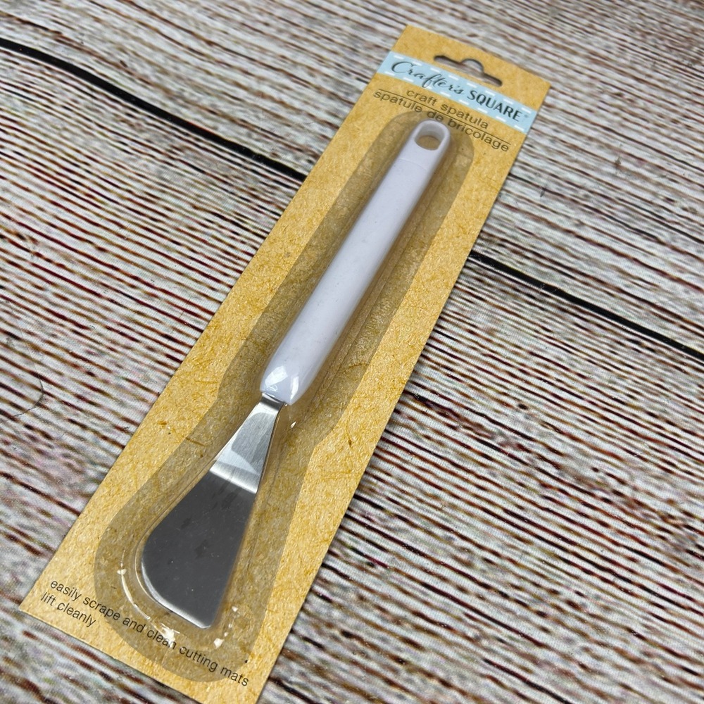 Crafters Square Craft Spatula for Cutting Mats White Stainless Steel 328096 2205